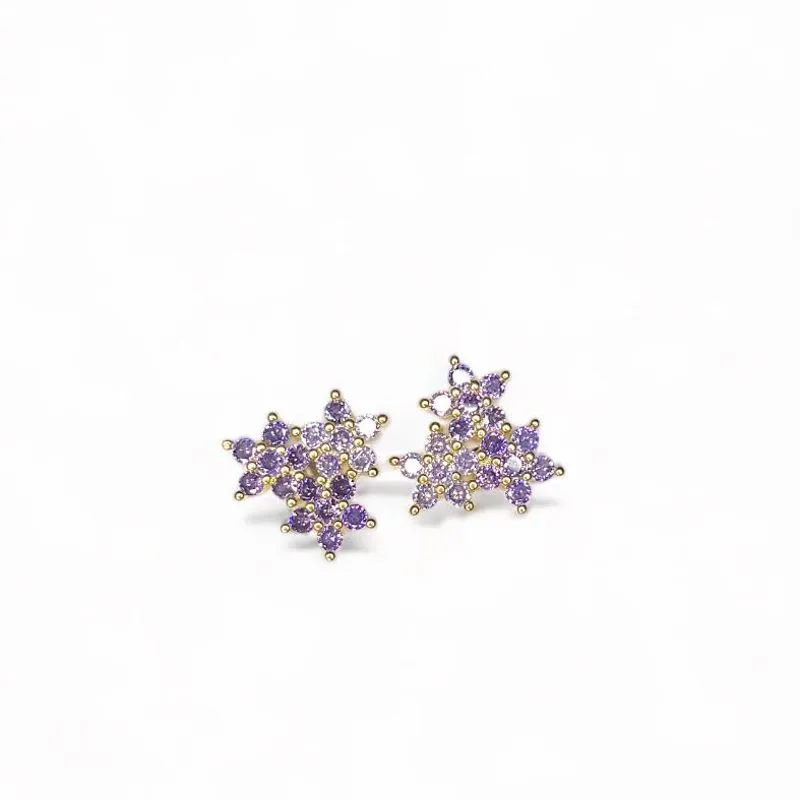 BRINCO FLORES AMETISTA