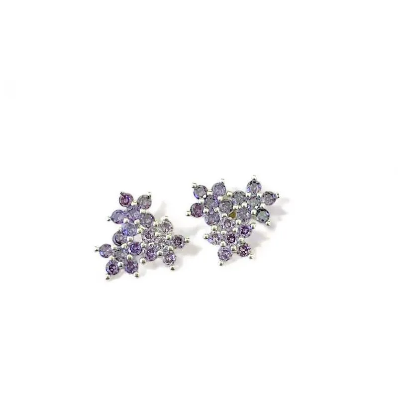 BRINCO FLORES AMETISTA