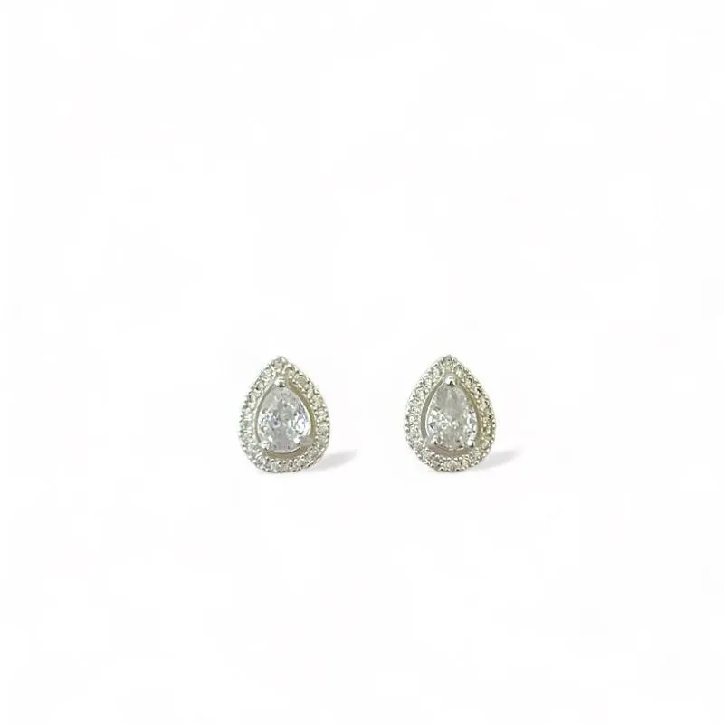 BRINCO GOTA CRISTAL ZIRCONIA CRISTAL