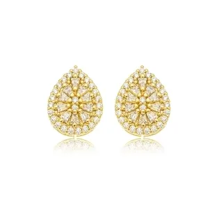 BRINCO GOTA ZIRCONIA CRISTAL