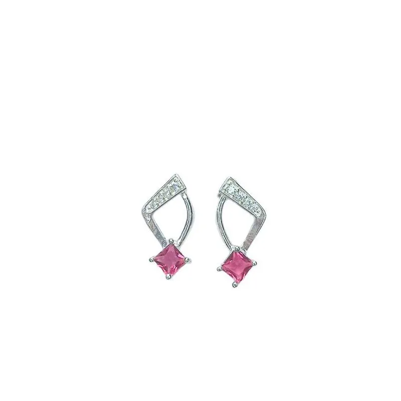 BRINCO PEDRA RUBELINA ZIRCONIA CRISTAL