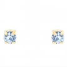 BRINCO PONTO DE LUZ ZIRCONIA AZUL