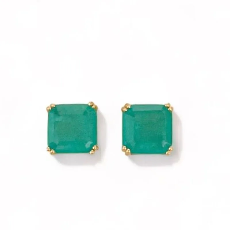 BRINCO QUADRADO ZIRCONIA CRISTAL QUARTZO TURMALINA