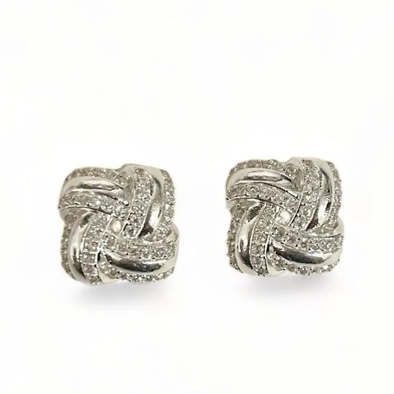 BRINCO TRANÇADO ZIRCONIA CRISTAL