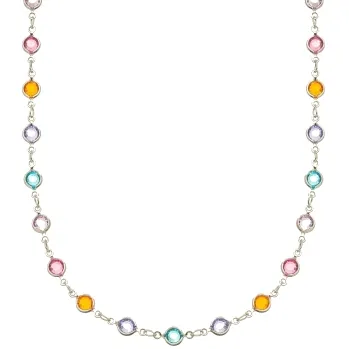COLAR CHOKER CRISTAIS COLOR