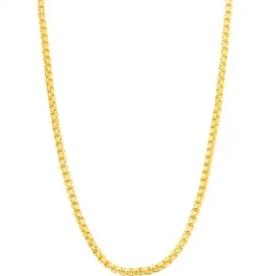 COLAR CHOKER MALHA ROLICA LISA BOLINHA