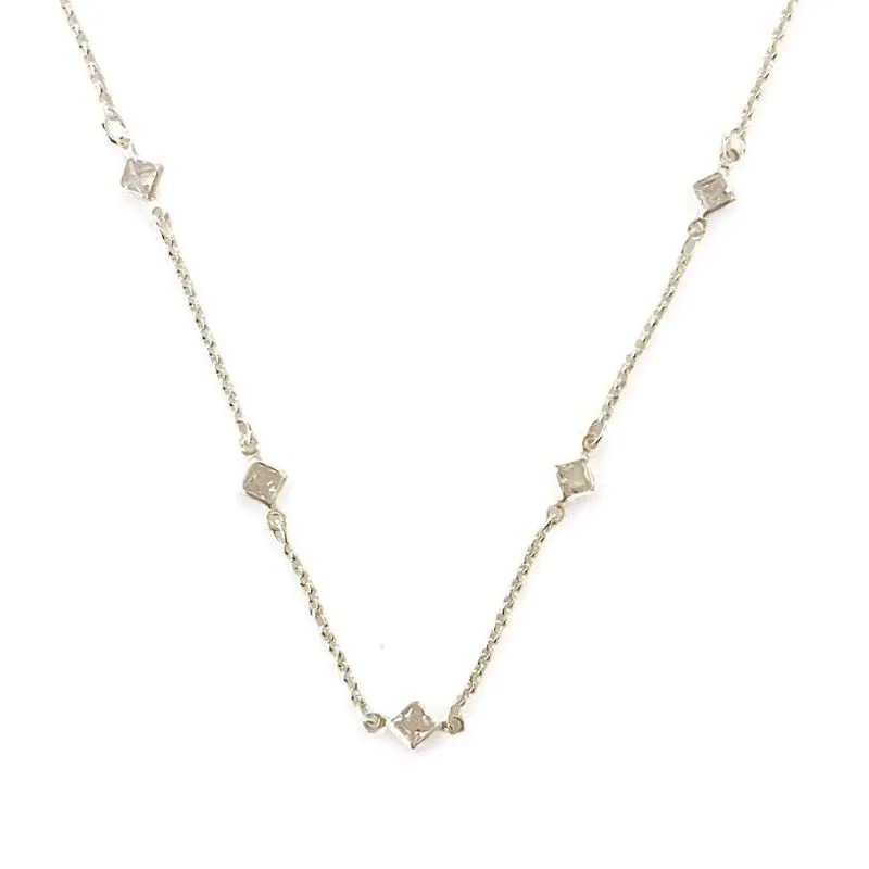 COLAR CHOKER QUADRADO CRISTAIS