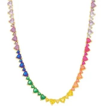 COLAR CHOKER RIVIERA CORACOES COLOR