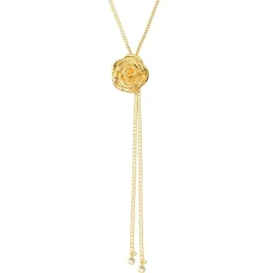 COLAR FLOR GRAVATA CRISTAL