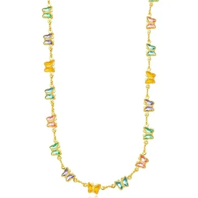 COLAR INFANTIL BORBOLETA COLOR