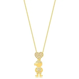 COLAR MENINO CORACAO ZIRCONIA