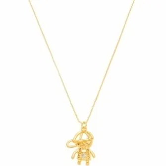 COLAR MENINO ZIRCONIA CRISTAL