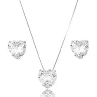 CONJUNTO CORACAO CRISTAL
