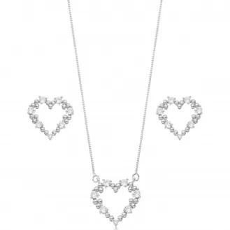CONJUNTO CORACAO CRISTAL