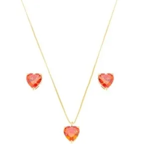 CONJUNTO CORACAO PEDRA SELENITA