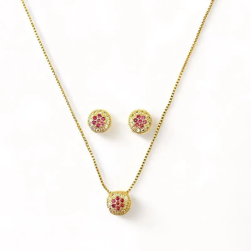 CONJUNTO FLOR SAFIRA