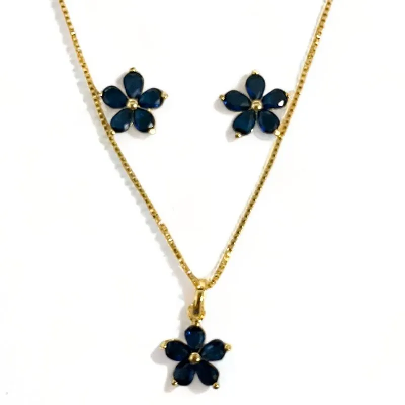 CONJUNTO FLOR SAFIRA