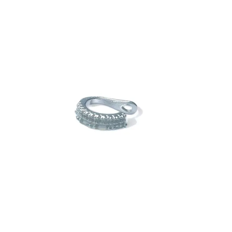 PIERCING FAKE FILEIRA ZIRCONIA CRISTAL