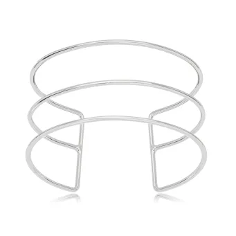 PULSEIRA BRACELETE FILEIRAS LISO