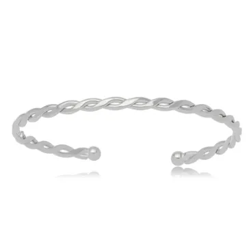 PULSEIRA BRACELETE TORCIDO LISO