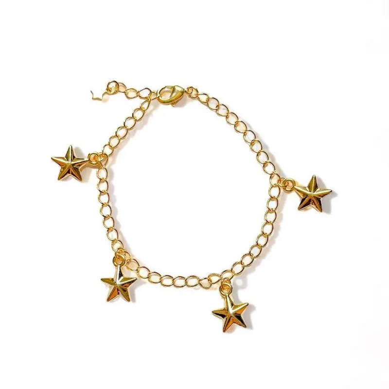 PULSEIRA PINGENTE ESTRELAS LISA