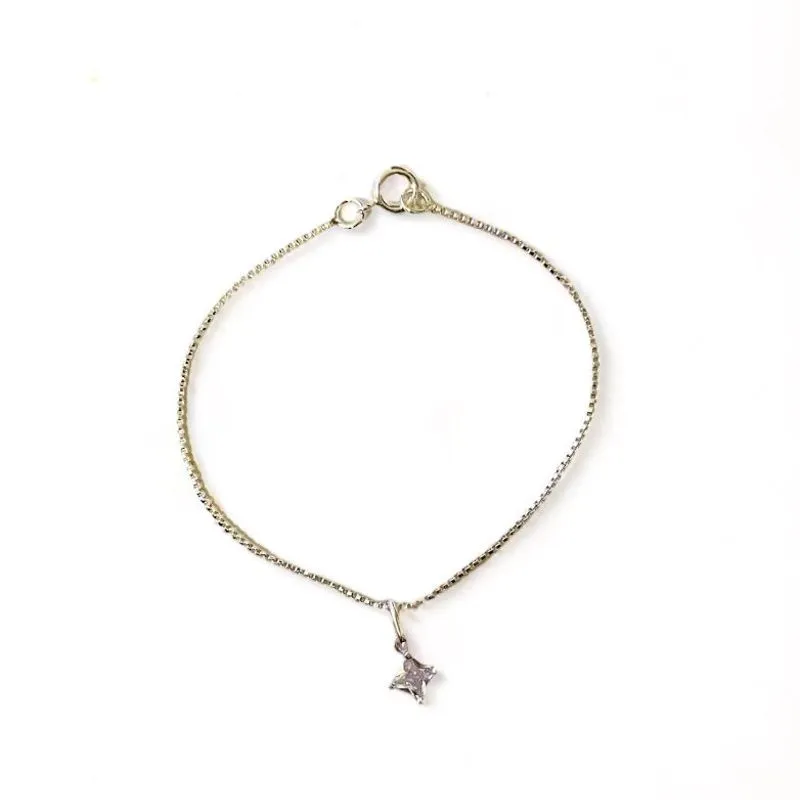 PULSEIRA PINGENTE PONTO DE LUZ CRISTAL