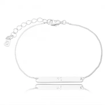 PULSEIRA PLAQUINHA LISA FE