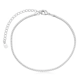 TORNOZELEIRA RIVIERA ZIRCONIA CRISTAL