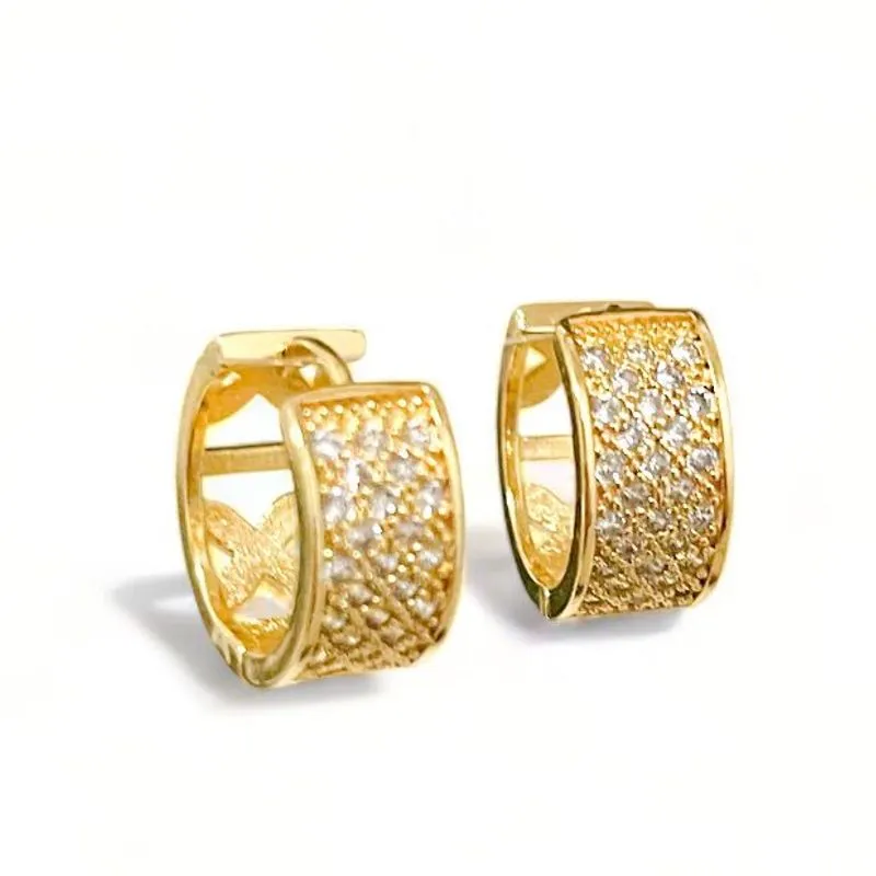 BRINCO ARGOLA ZIRCONIA CRISTAL