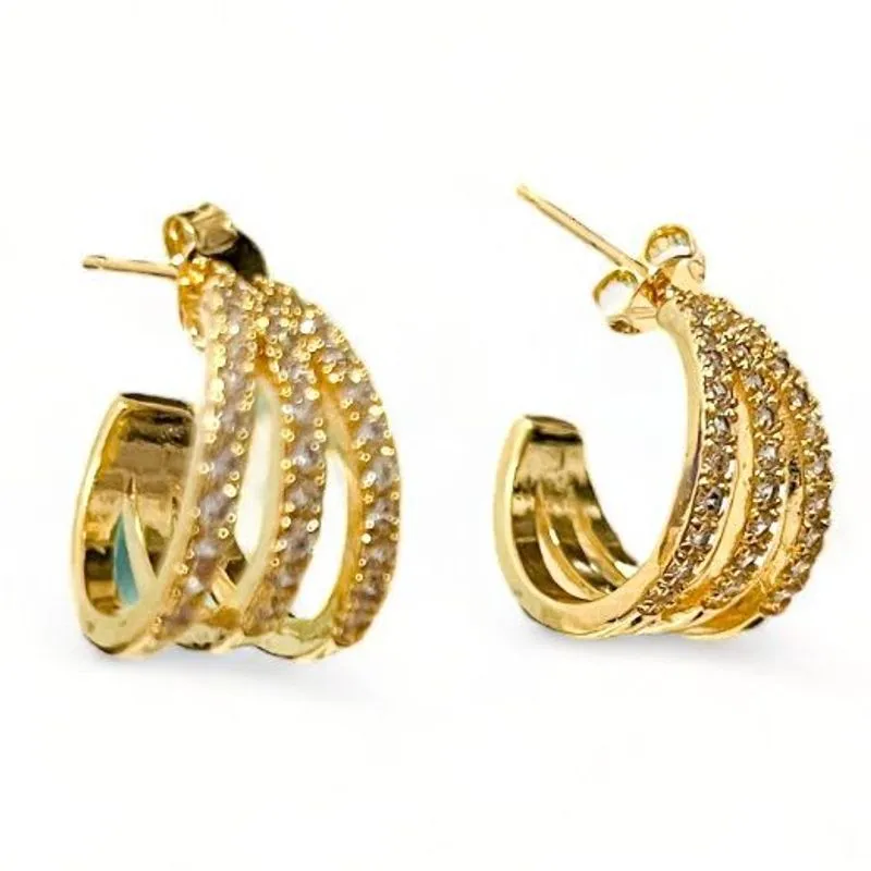 BRINCO FILEIRAS ZIRCONIA CRISTAL