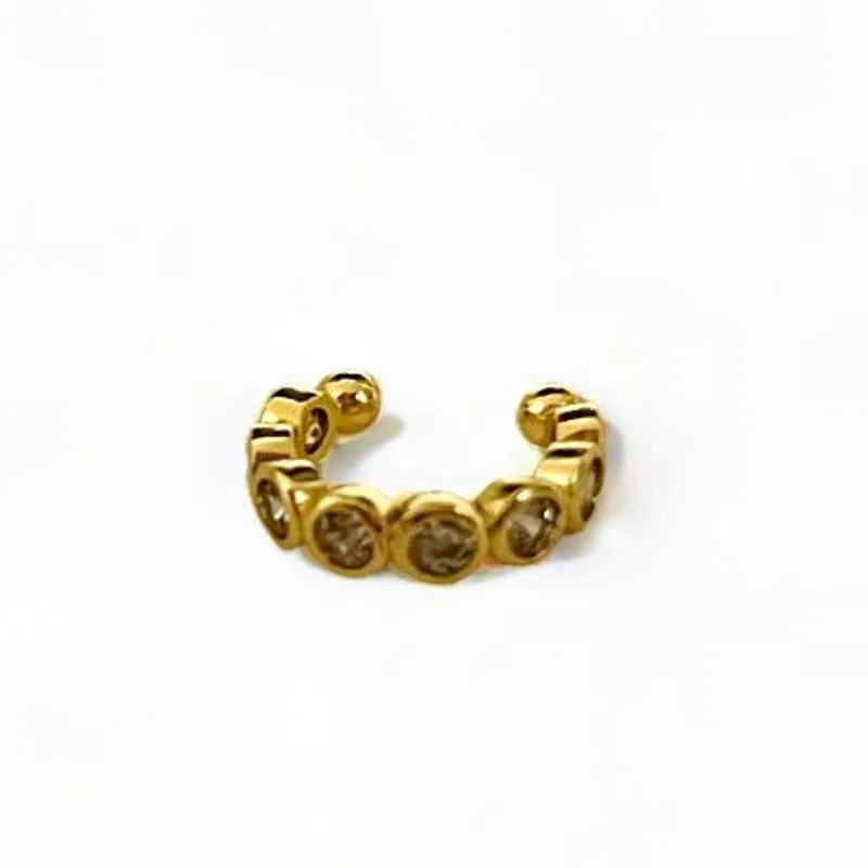 PIERCING FAKE BOLINHA ZIRCONIA CRISTAL