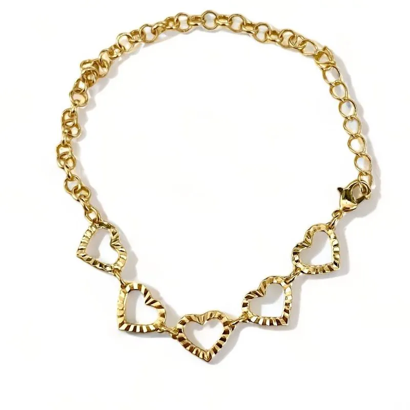 PULSEIRA CORAÇÕES DETALHE ELOS