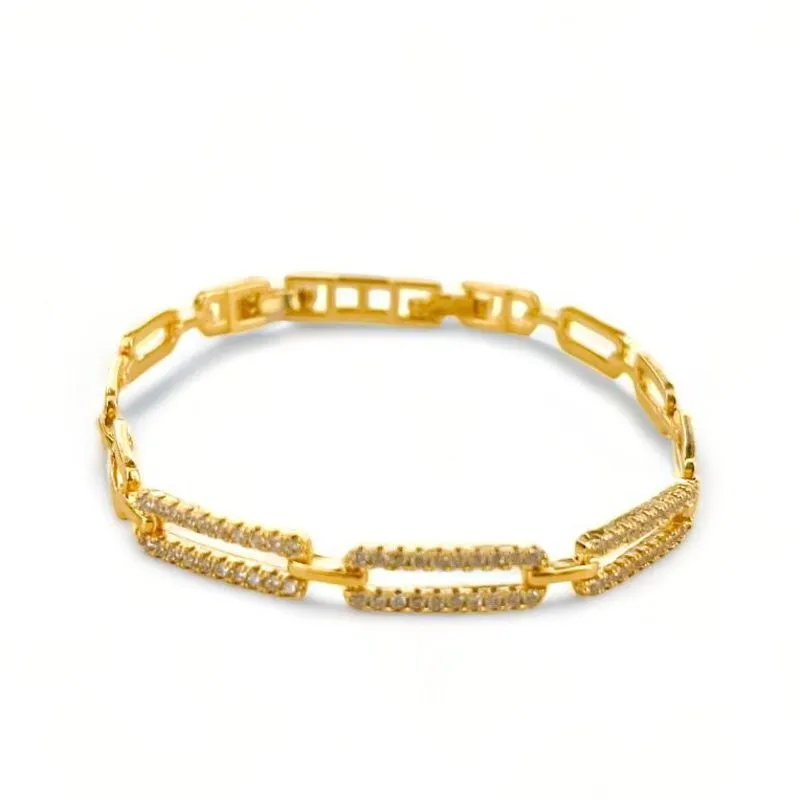 PULSEIRA ELOS ZIRCONIA CRISTAL