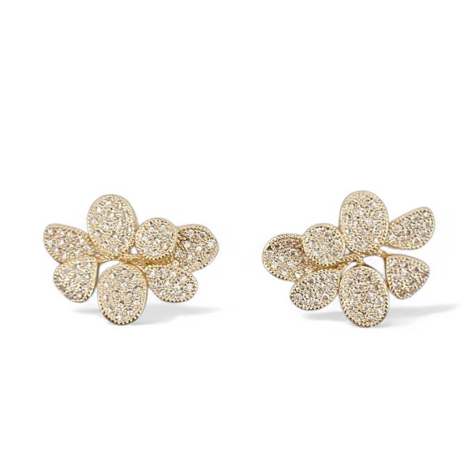 BRINCO FOLHAS ZIRCONIA CRISTAL