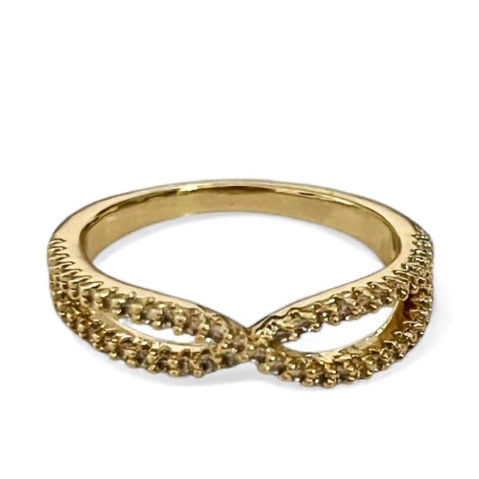 ANEL CRUZADO ZIRCONIA CRISTAL 13