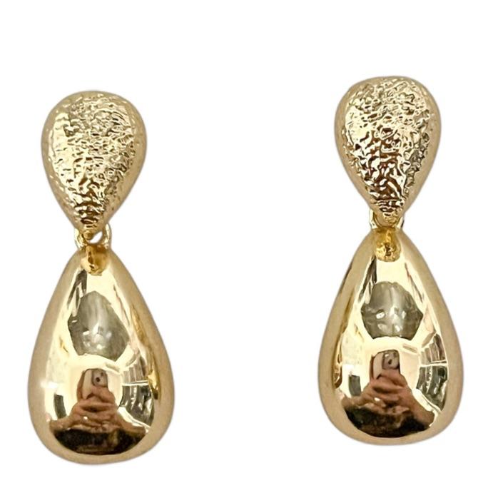 BRINCO PENDENTE GOTA LISA