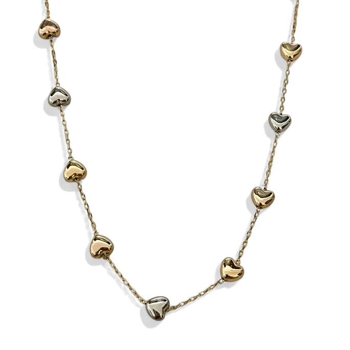 COLAR CHOKER CORAÇÕES LISO