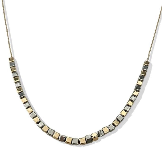 COLAR CHOKER CUBOS LISO