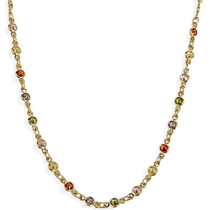 COLAR CHOKER BOLINHA ZIRCONIA COLOR
