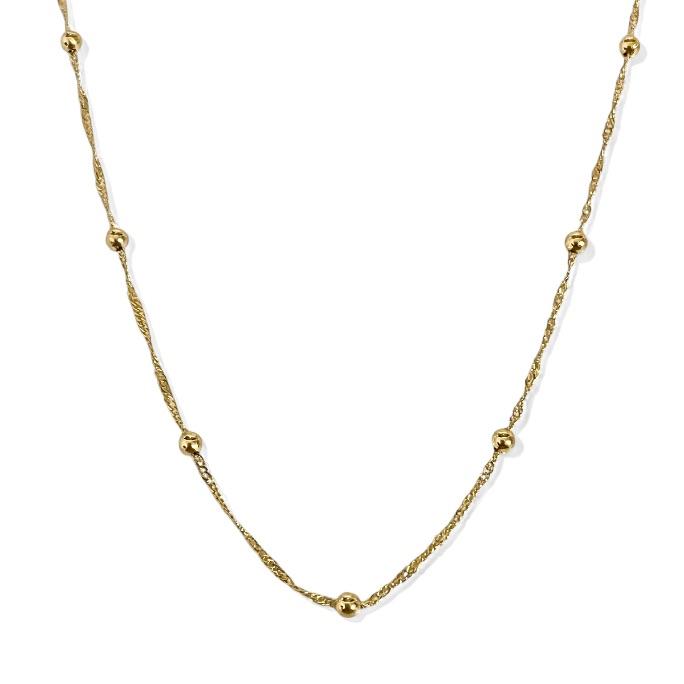 COLAR CHOKER BOLINHAS LISO